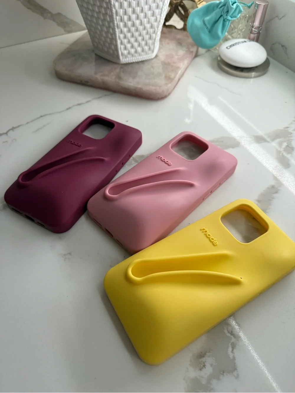 RHODE Silicone Phone Case Trio for iPhone 16 Pro Max - Picture 2 of 5